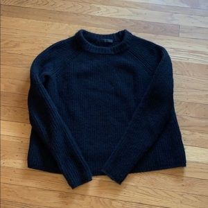 Jenni Kayne black cashmere fisherman sweater